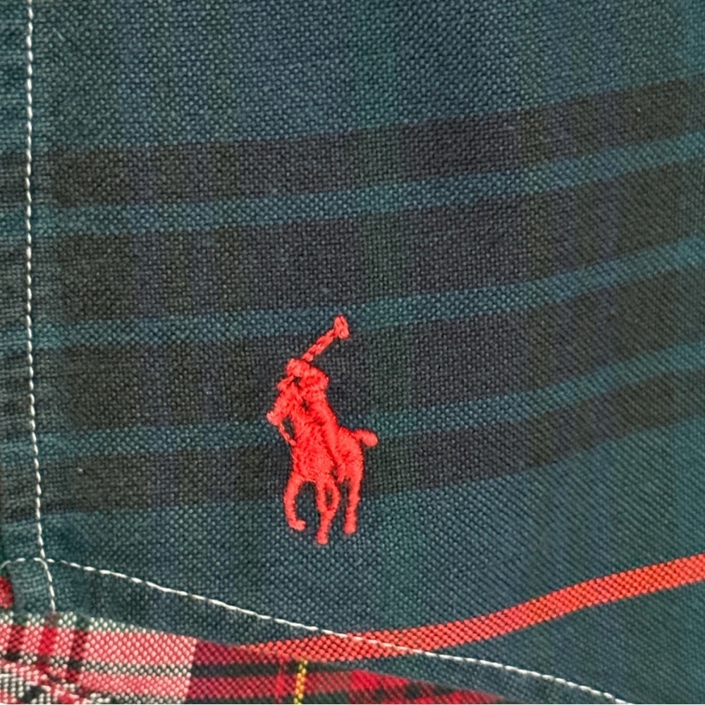 Polo Ralph Lauren “The Big Oxford” Patchwork Plaid Shirt Size L Collector-Grade - Picture 5 of 6